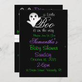 Halloween Baby Shower Invites Einladung (Vorne/Hinten)