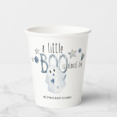 Halloween Baby Shower Little Boo fast fällig Pappbecher (Vorderseite)