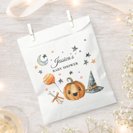 Halloween Baby Shower Little Boo Favor Bags Geschenktütchen (Ausgeschnitten)
