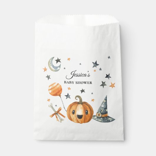Halloween Baby Shower Little Boo Favor Bags Geschenktütchen (Vorderseite)