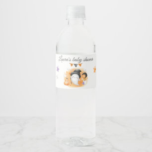 Halloween Baby Shower Little Boo Wasserflaschenetikett