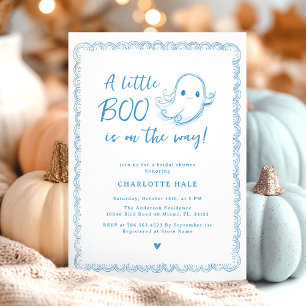 Halloween Baby Shower Little Ghost Einladung