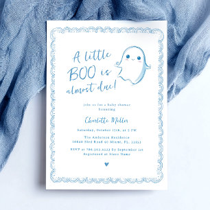 Halloween Baby Shower Niedlich Ghost Einladung