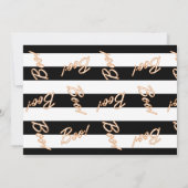 Halloween BABY SHOWER Orange Lila Einladung. Einladung (Rückseite)