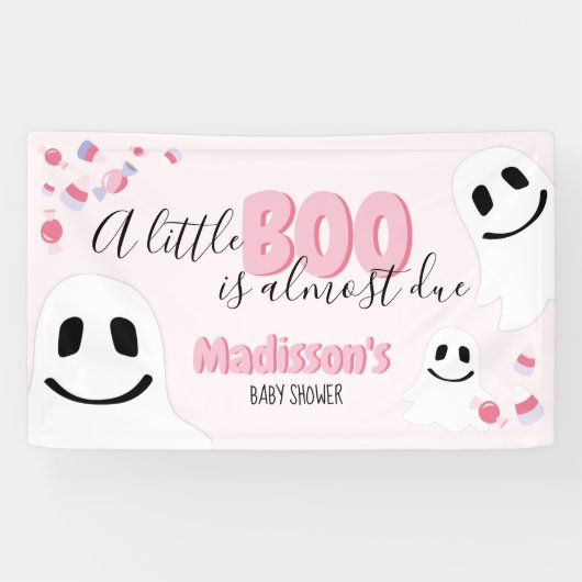 Halloween Baby Shower Party Dekorationsbanner Banner (Horizontal)