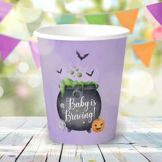 Halloween Baby Showpaper Cups Pappbecher