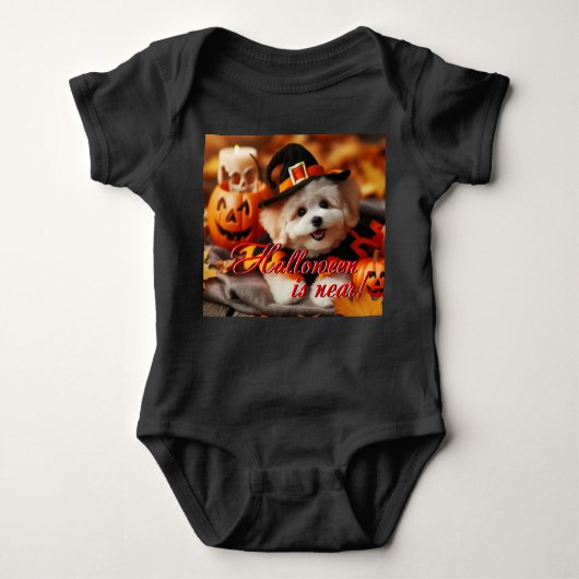 Halloween Baby Strampler (Vorderseite)