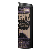 HALLOWEEN BABY WEREWOLF UND DRAGON Thermal Tumbler Thermosbecher (Nach rechts gedreht)