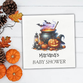 Halloween Baby wird Baby Dusche Brauen Serviette