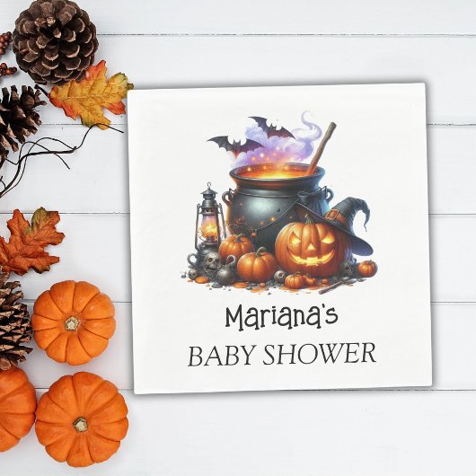 Halloween Baby wird Baby Dusche Brauen Serviette