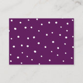 Halloween Baby wird Babydusche buchen Begleitkarte (Rückseite)