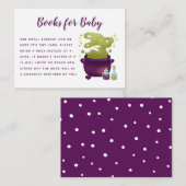 Halloween Baby wird Babydusche buchen Begleitkarte (Vorne/Hinten)