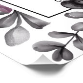 Halloween Babydusche, Begrüßungszeichen, blau Fotodruck (Ecke)