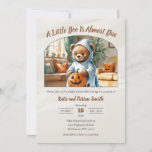 Halloween-Babydusche - ein kleiner Boo ist fast fä