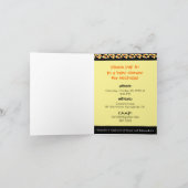 Halloween-Babydusche Einladung (Innenseite)