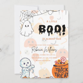 Halloween-Babydusche Einladung