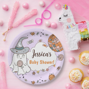 Halloween Babydusche Little Boo Paper Teller