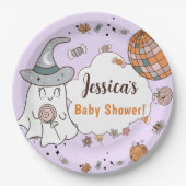 Halloween Babydusche Little Boo Paper Teller (Vorderseite)