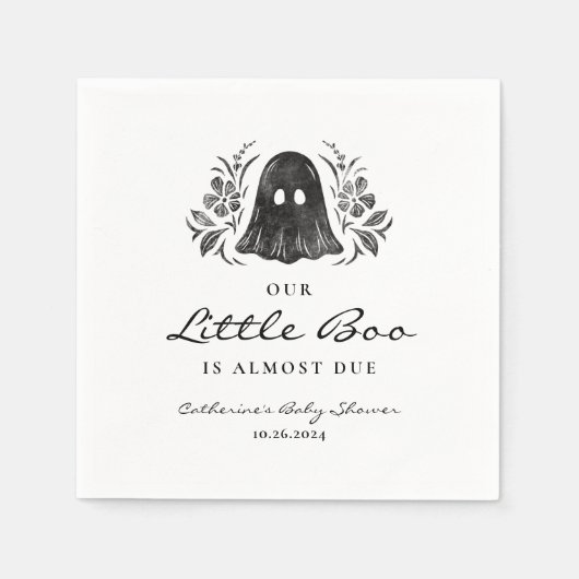 Halloween Babydusche Napkins Serviette (Vorderseite)