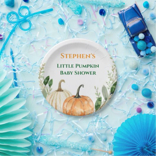 Halloween-Babyduschpapier-Teller Pappteller (Party)