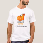 Halloween Bachelor Party-Bierchen T-Shirt (Vorderseite)