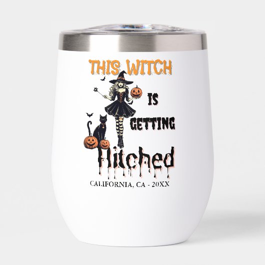 Halloween Bachelorette Diese Hexe wird Hitch (Vorderseite)