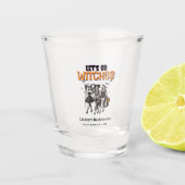 Halloween Bachelorette, los Hexen Schnapsglas (Vorderseite)