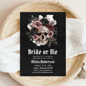 Halloween-Bachelorette oder Die Blumenbrille Einladung