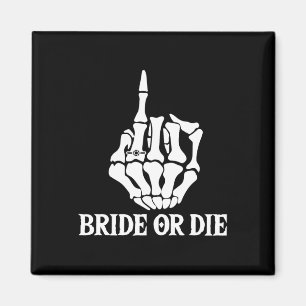 Halloween Bachelorette oder Skeleton Hand Die Magnet
