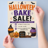 Halloween-Backverkaufs-Flugblatt Flyer (Hand)