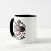 Halloween Bad Witch Club Adorable Tasse (Vorderseite Links)