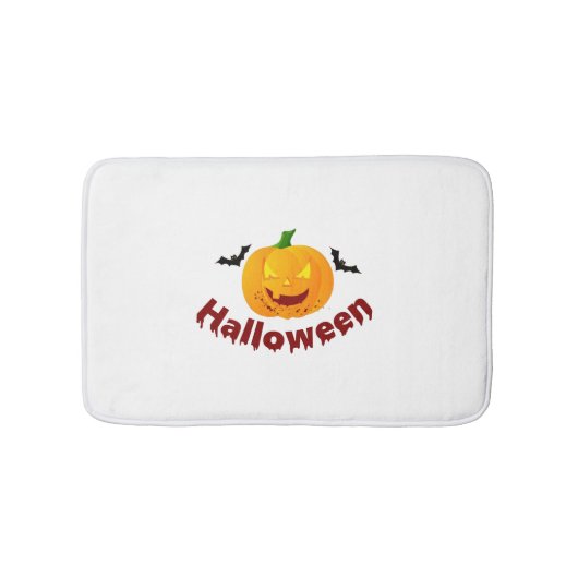 Halloween Badematte (Vorderseite)