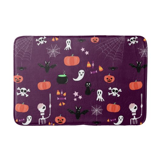 Halloween Badematte (Vorderseite)