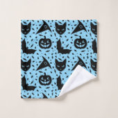 HALLOWEEN Badetuch Set (Waschlappen)