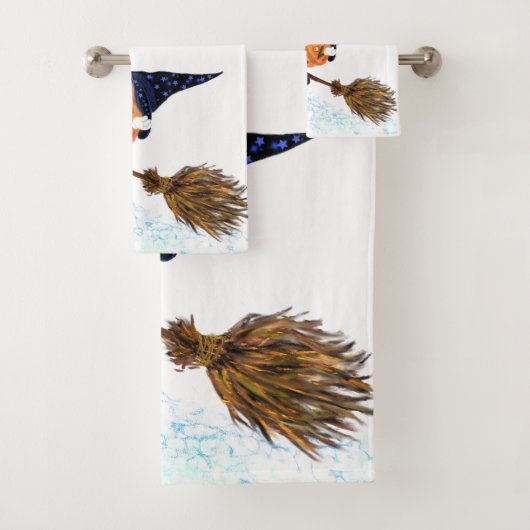 Halloween Badetücher Hexenkürbis Badhandtuch Set (Insitu)