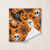 Halloween Badhandtuch Set (Waschlappen)