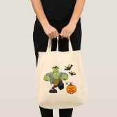 Halloween Bag-Frankenstein Tragetasche (Vorderseite (Produkt))