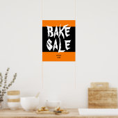 Halloween Bake Sale Template, Fundraising Poster (Küche)