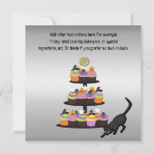 Halloween-Bake-Swap-Party Einladung (Rückseite)