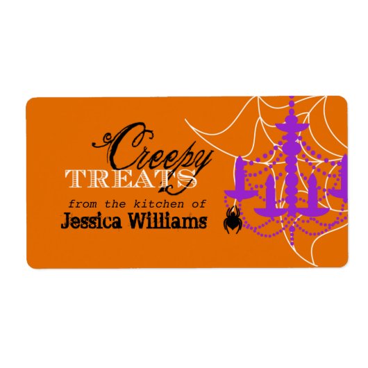 Halloween Baking Labels (Vorne)