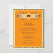 Halloween Ball Costume Party Einladung (Vorderseite)