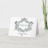 Halloween Ball Karte (Rückseite)