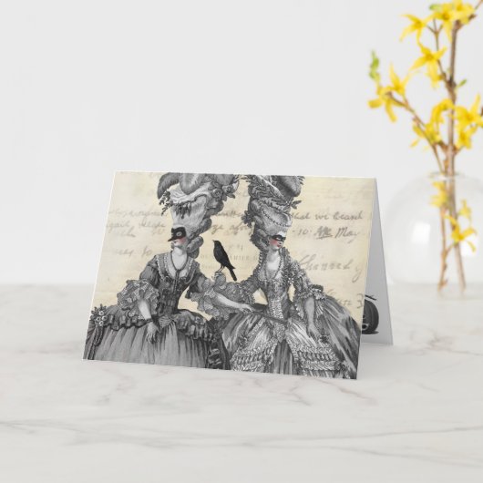 Halloween Ball Karte (Gelbe Blume)