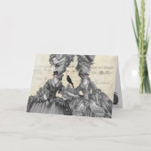 Halloween Ball Karte (Vorderseite)