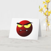 Halloween Ball Karte (Gelbe Blume)