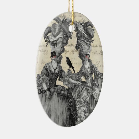 Halloween Ball Keramikornament (Rechts)