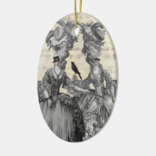 Halloween Ball Keramikornament (Links)