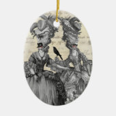 Halloween Ball Keramikornament (Vorne)