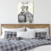 Halloween Ball Leinwanddruck (Insitu (Schlafzimmer))