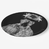 Halloween Ball Pappteller (Schrägansicht)